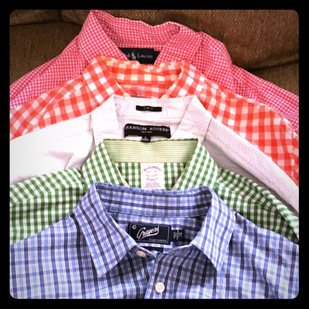 Men’s Large dress shirts